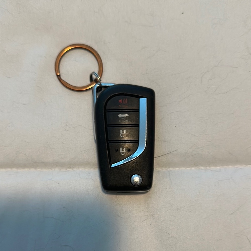 Black Car Key Fob with Silver Accents

ORIGINAL